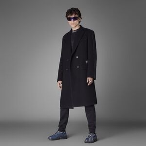 adidas Men's Black Trench Coat